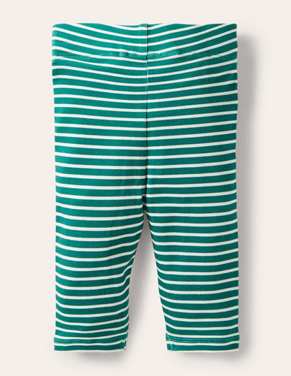 Baby Leggings-Sardinia Green/Ivory-2