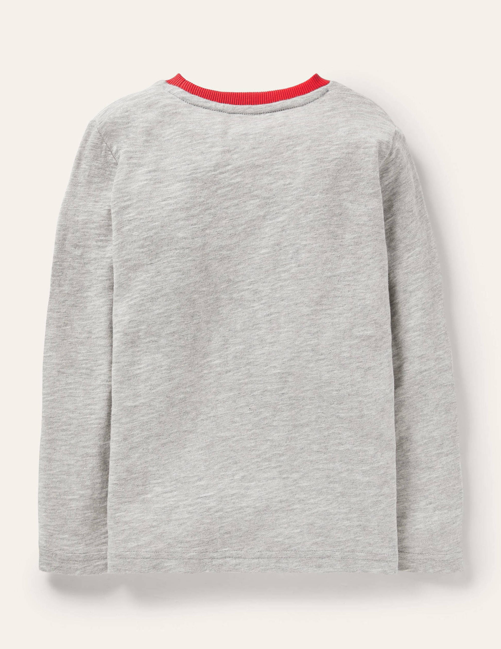 Animal Snow Sports T-shirt-Grey Marl Sledge Animals-2