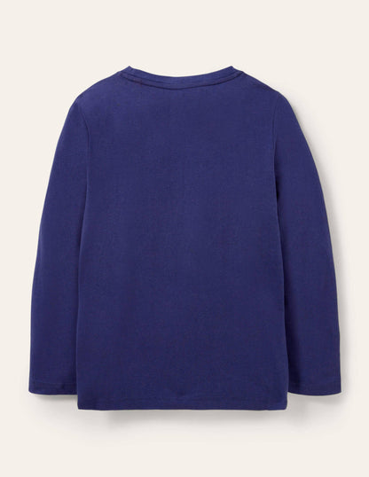 Lift-the-flap Arctic T-shirt-Starboard Blue Snow Plough-2