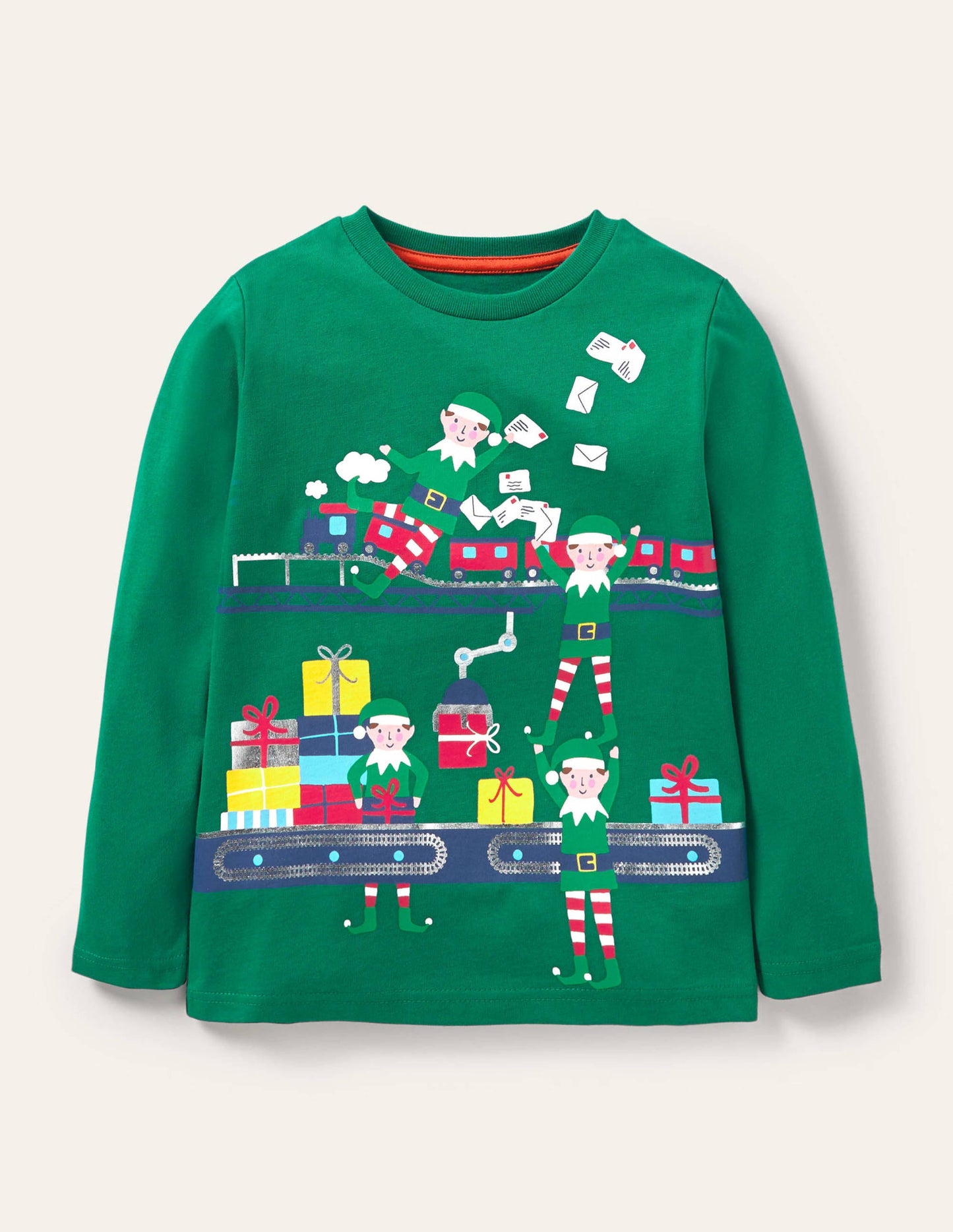 Christmas Deliveries T-shirt-Highland Green Elf Factory