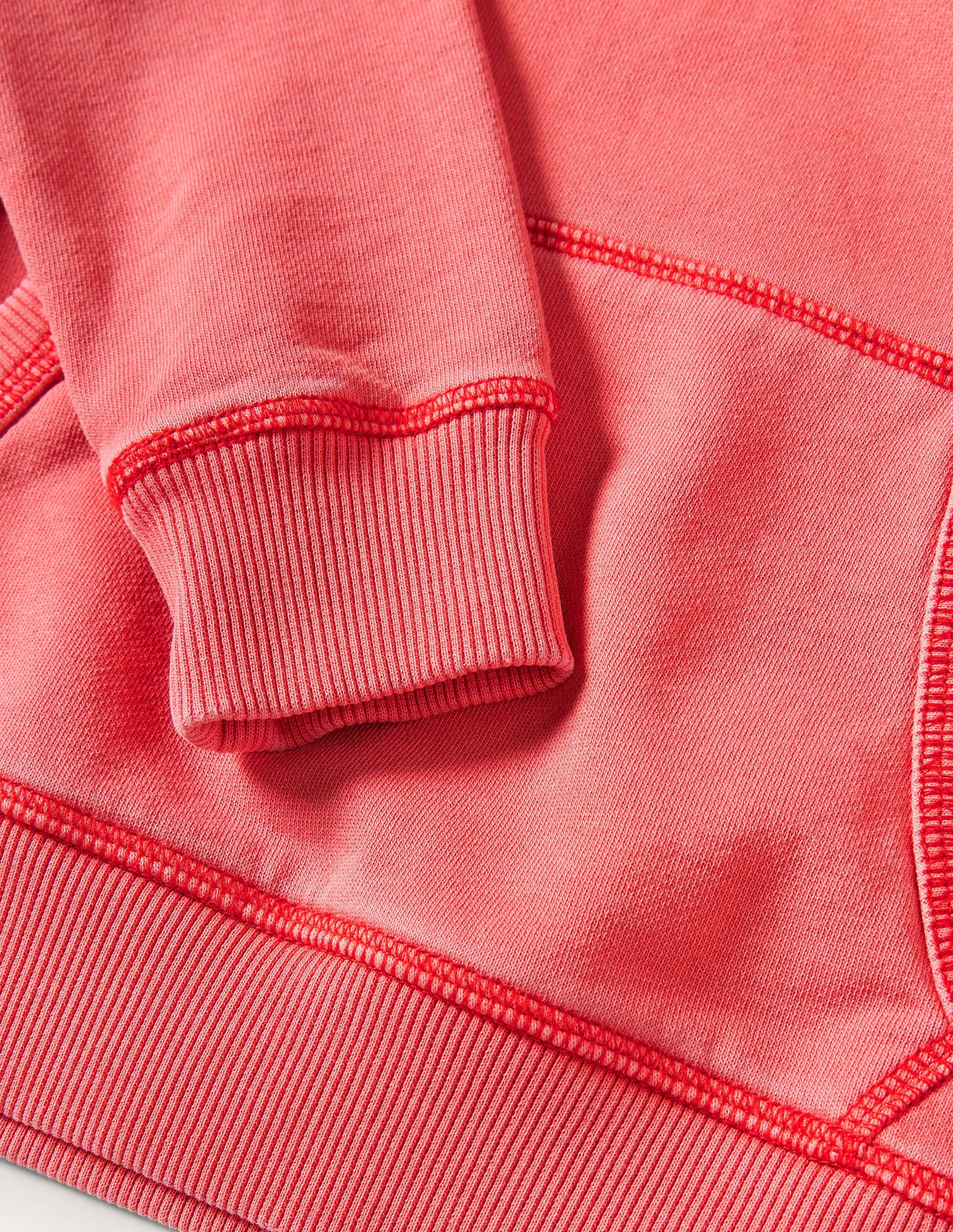 Garment Dye Hoodie-Strawberry Tart Red - Image 3