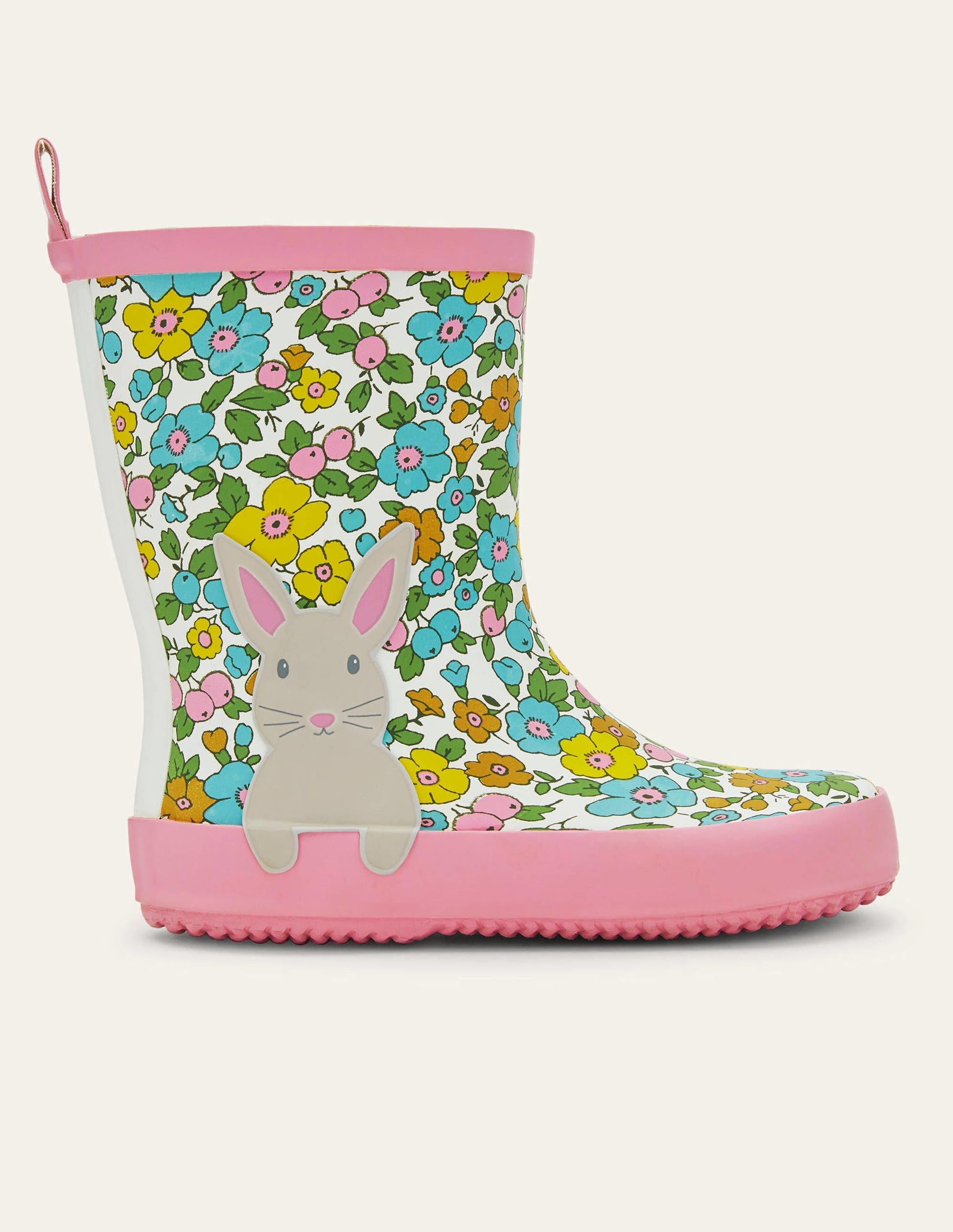 Fun Wellies-Floral Bunny-2