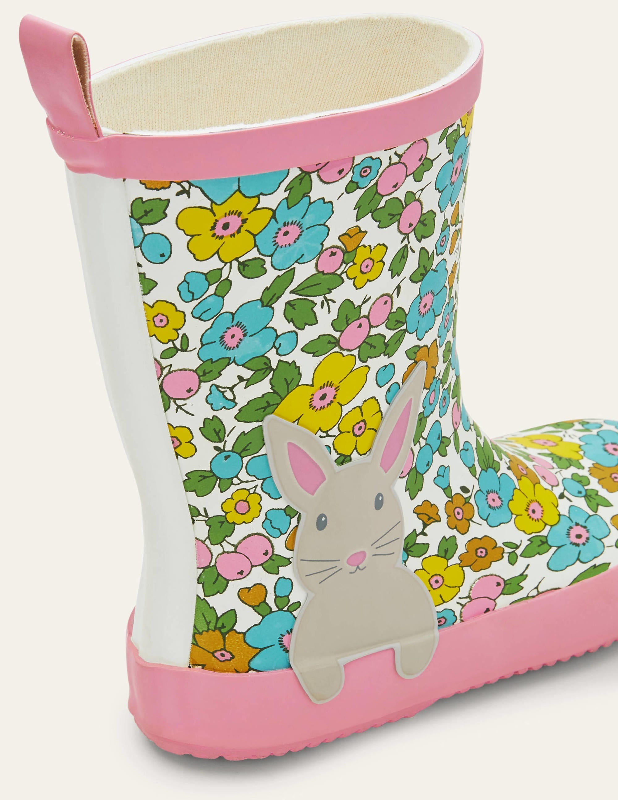 Fun Wellies-Floral Bunny - Image 3