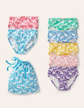 Pants 7 Pack-Multi Unicorn Floral