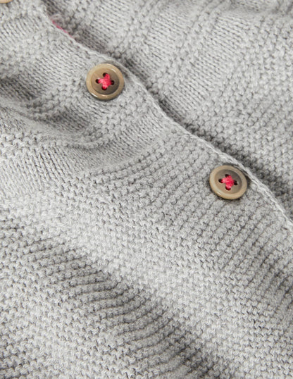 Cotton Cashmere Mix Cardigan-Grey Marl Rainbow-3