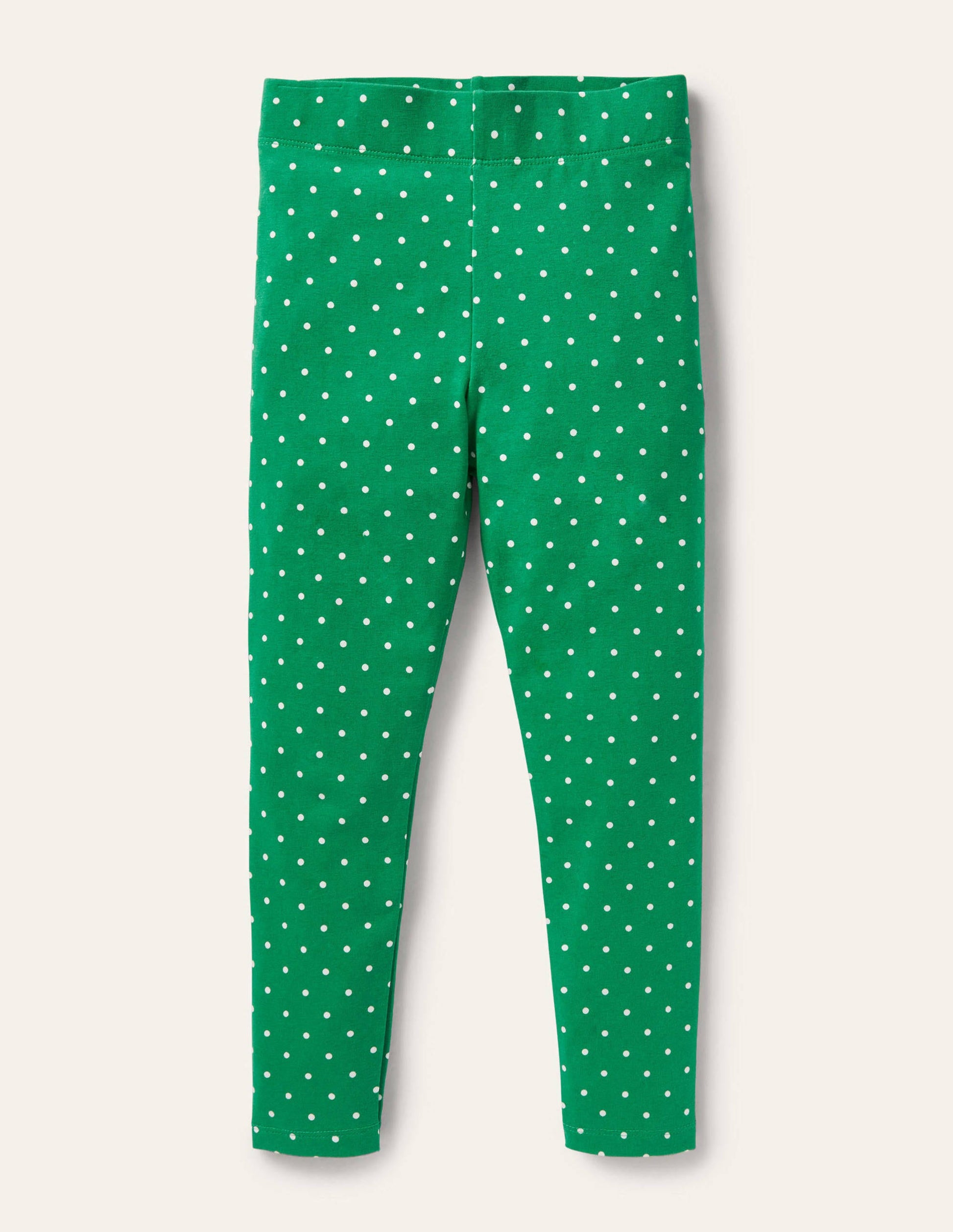 Fun Leggings-Highland Green Pin Spot-1