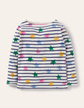 Fun Breton-Ivory/Navy Multi Stars