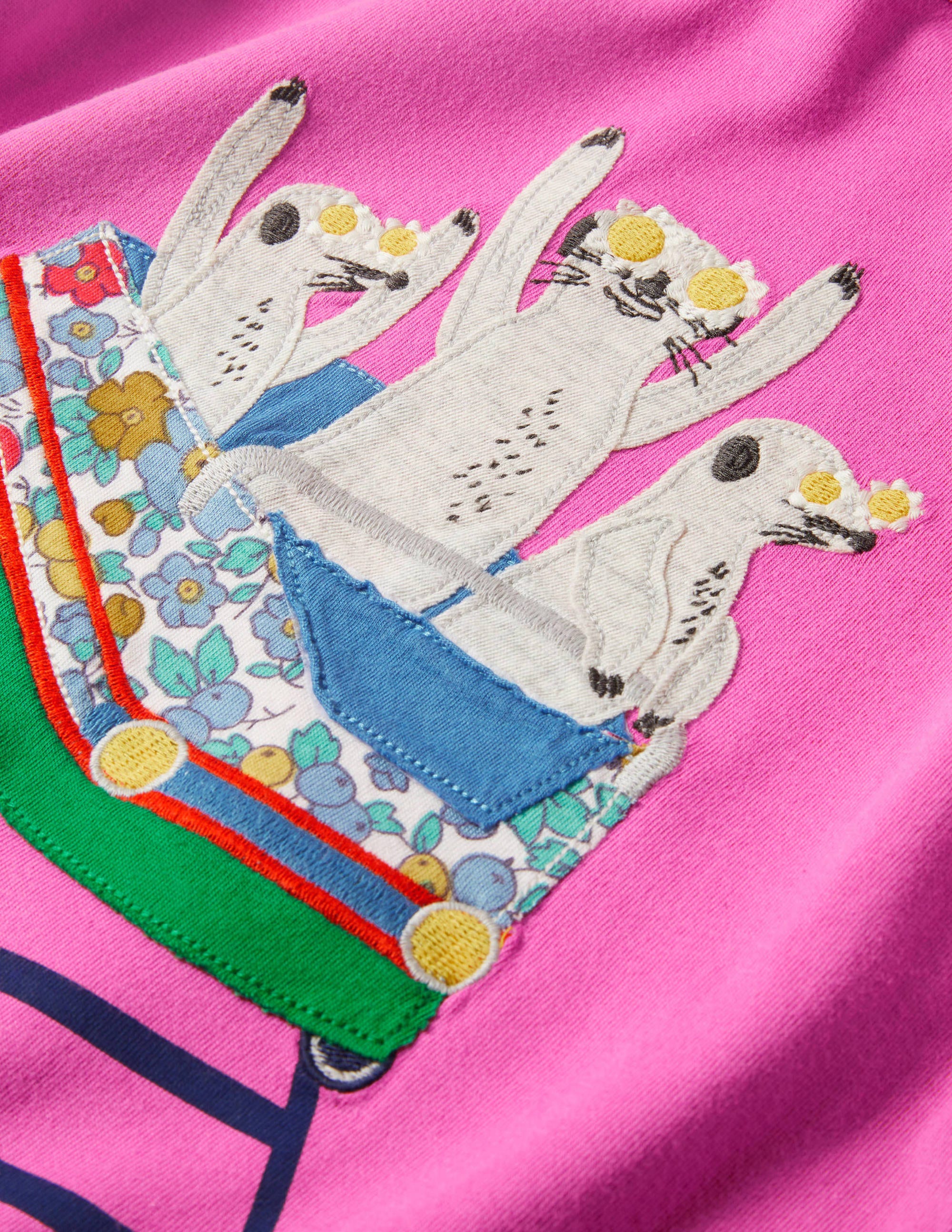 Front & Back T-shirt-Tickled Pink Meerkats - Image 3