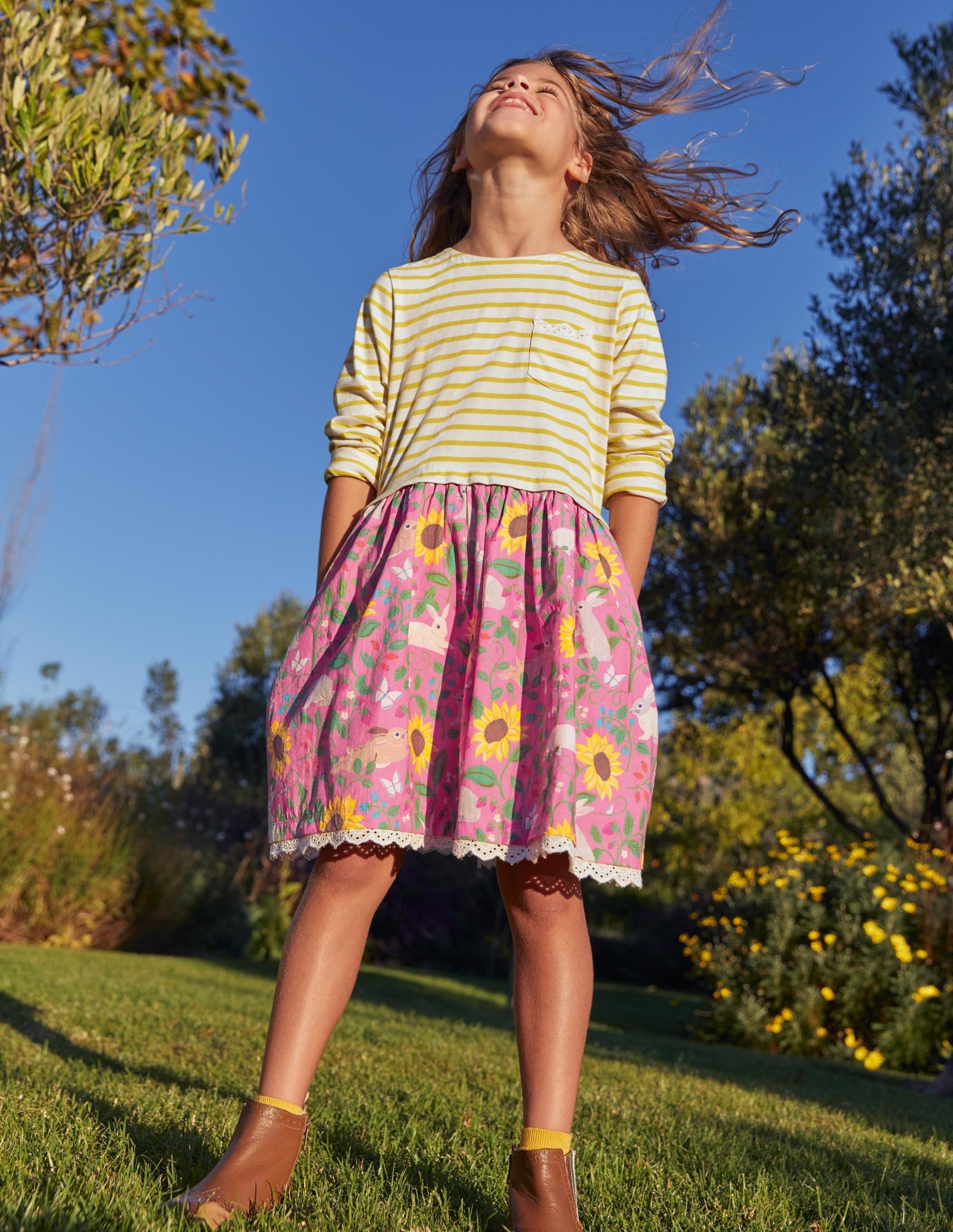 Hotchpotch Dress-Pink Lemonade Berry Patch - Image 5