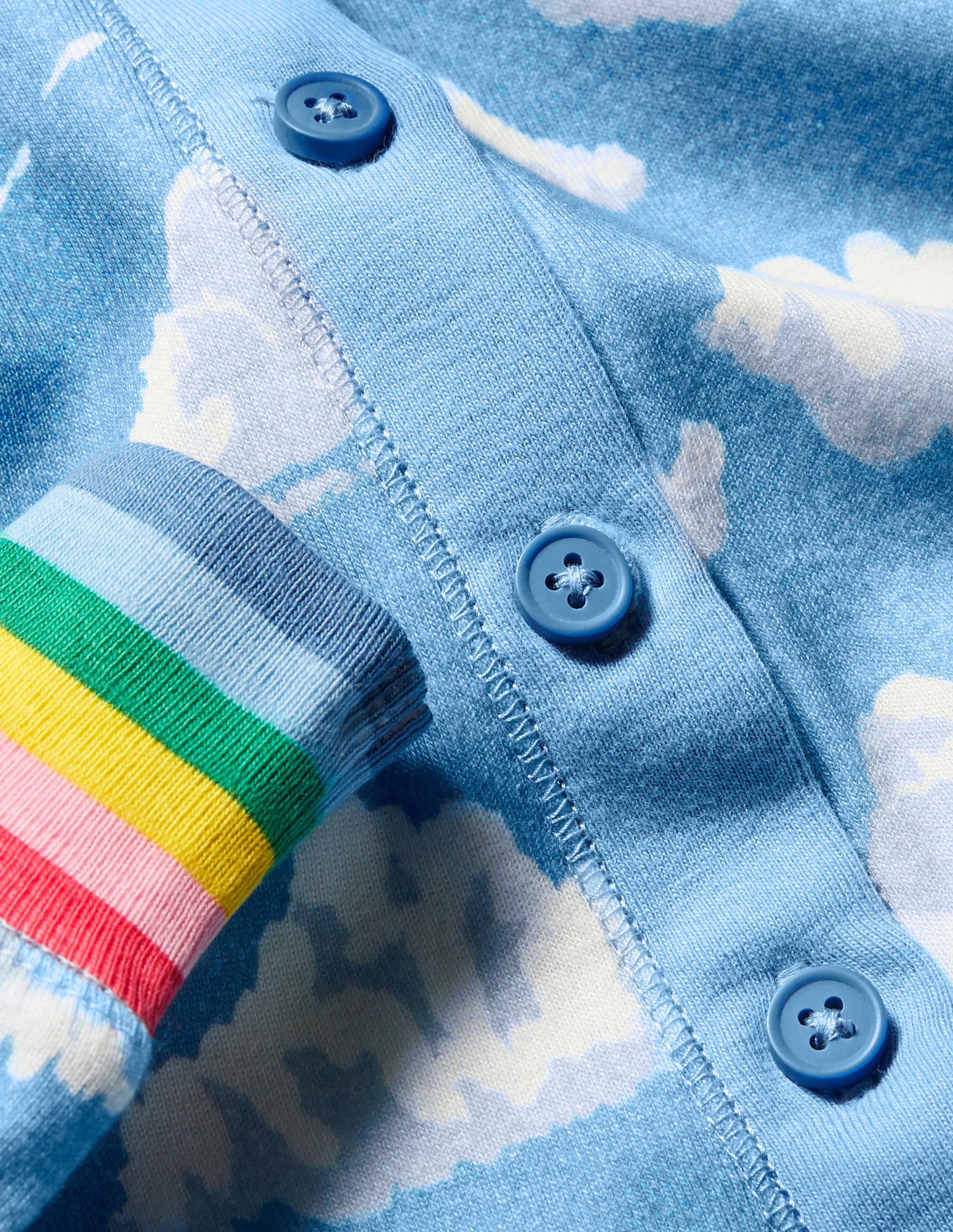 Snug All-in-one Pyjamas-Surfboard Blue Clouds - Image 3