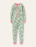 Snug All-in-one Pyjamas-Multi Bunny Field