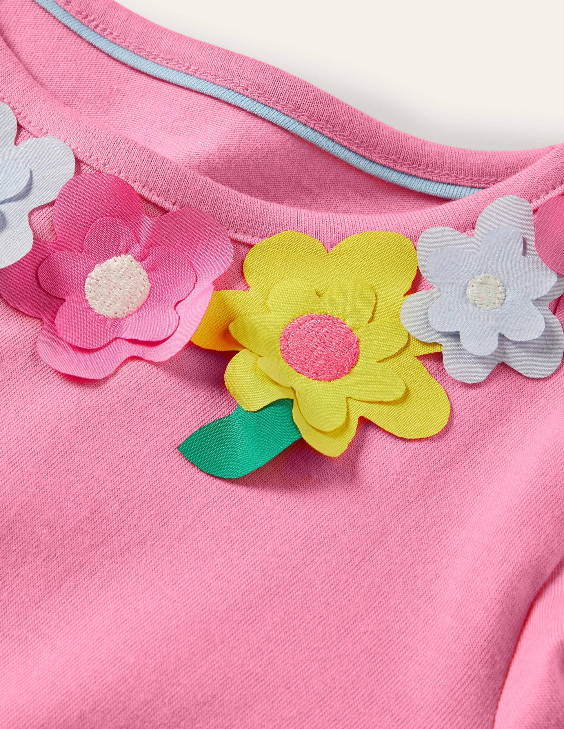 Flutter T-shirt-Pink Lemonade Flowers-3