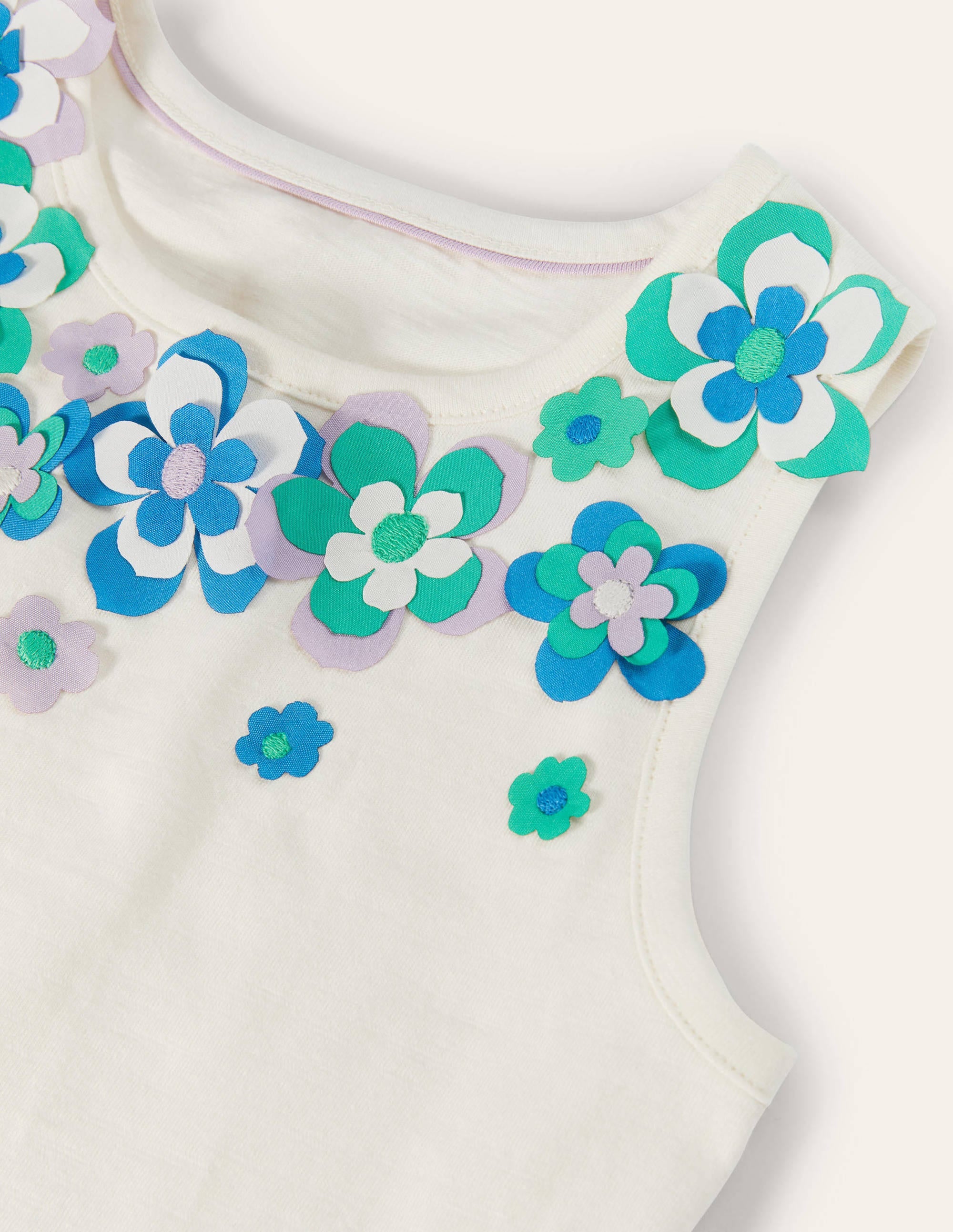 Flutter Flower Vest-Ivory - Image 3