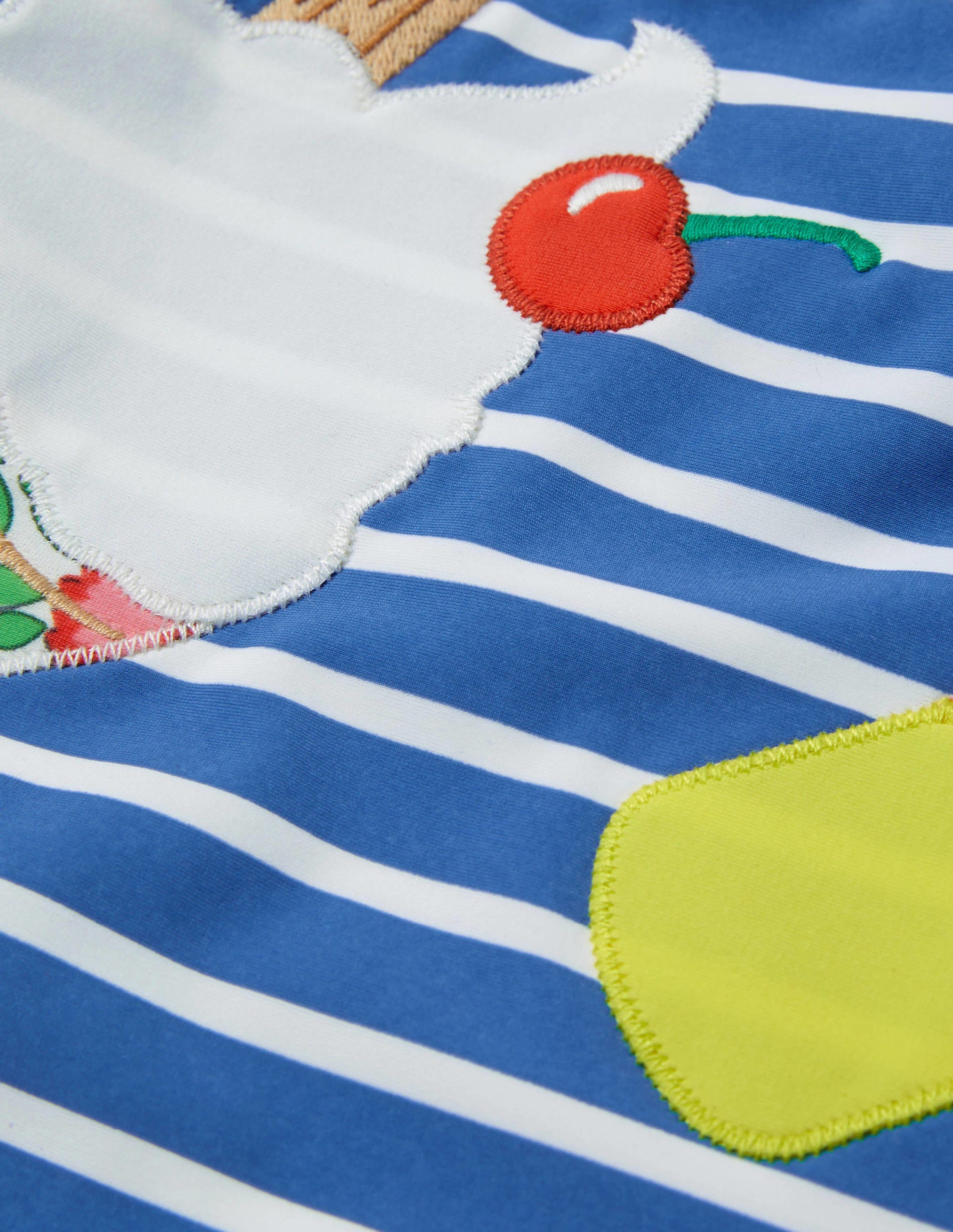 Fun Appliqué Swimsuit-Elizabethan Blue Ice Creams - Image 3