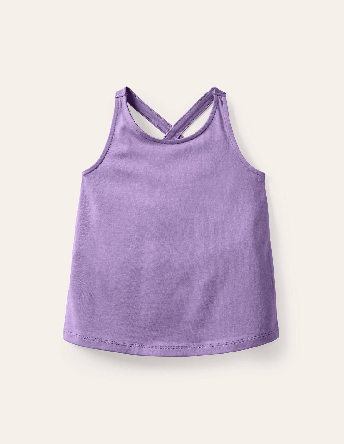 Cross-Back Vest-Cool Violet Purple