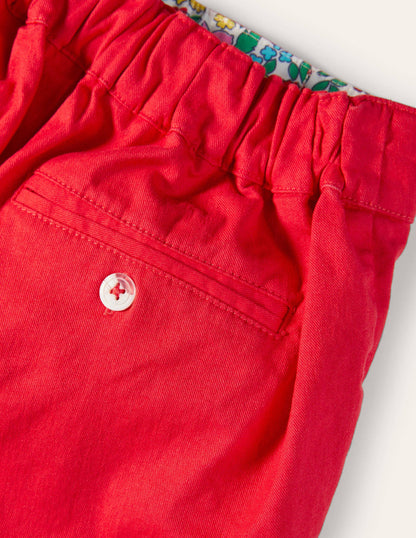 Button Detail Shorts-Strawberry Tart-3