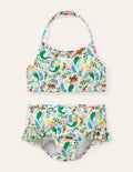 Halterneck Bikini-Ivory Mermaid Garden