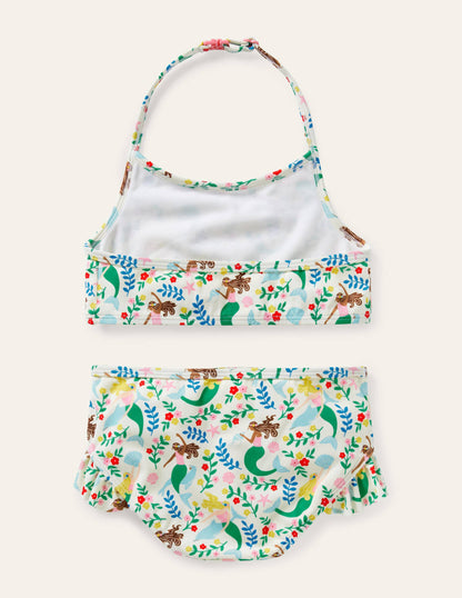 Halterneck Bikini-Ivory Mermaid Garden-2