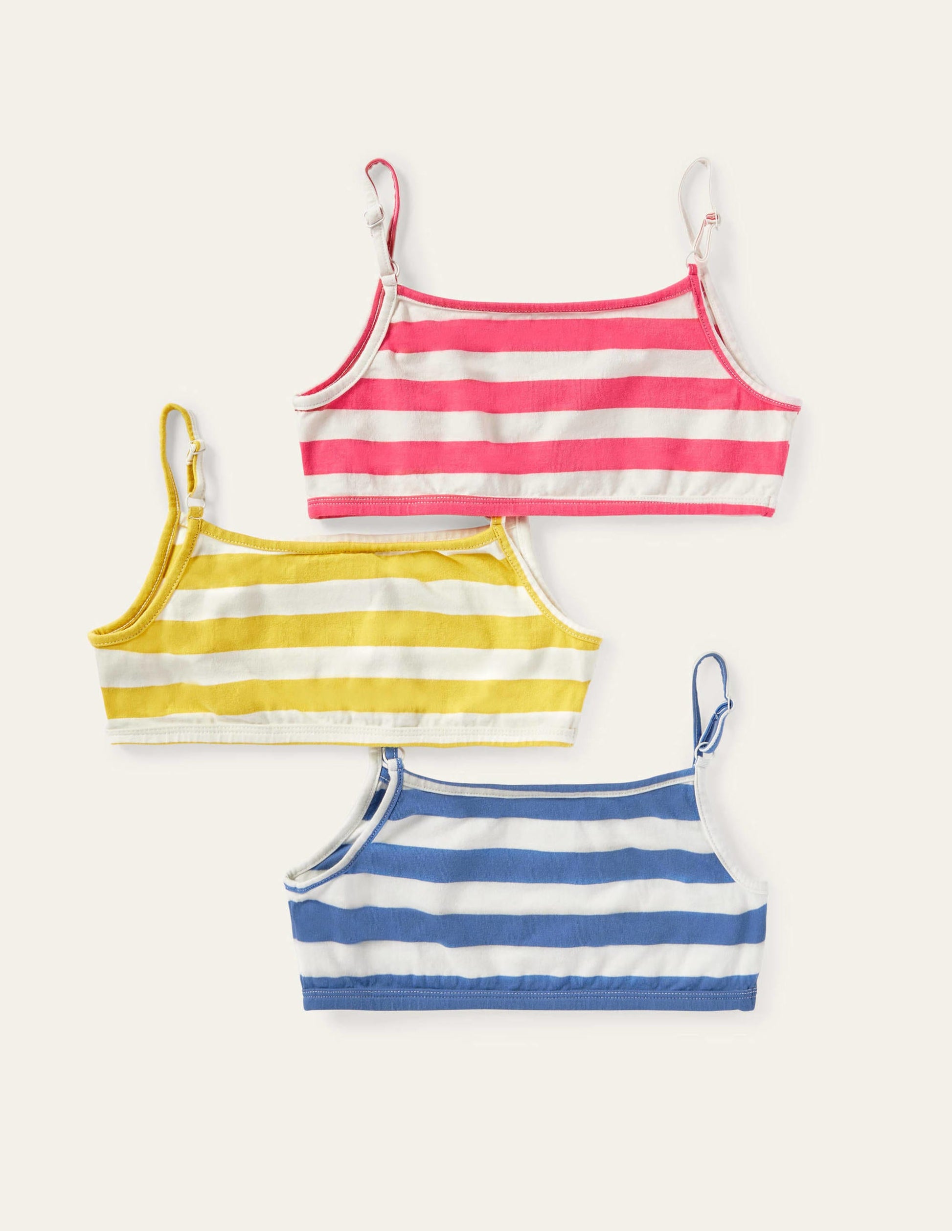 Crop Tops 3 Pack-Ivory/Multi-2