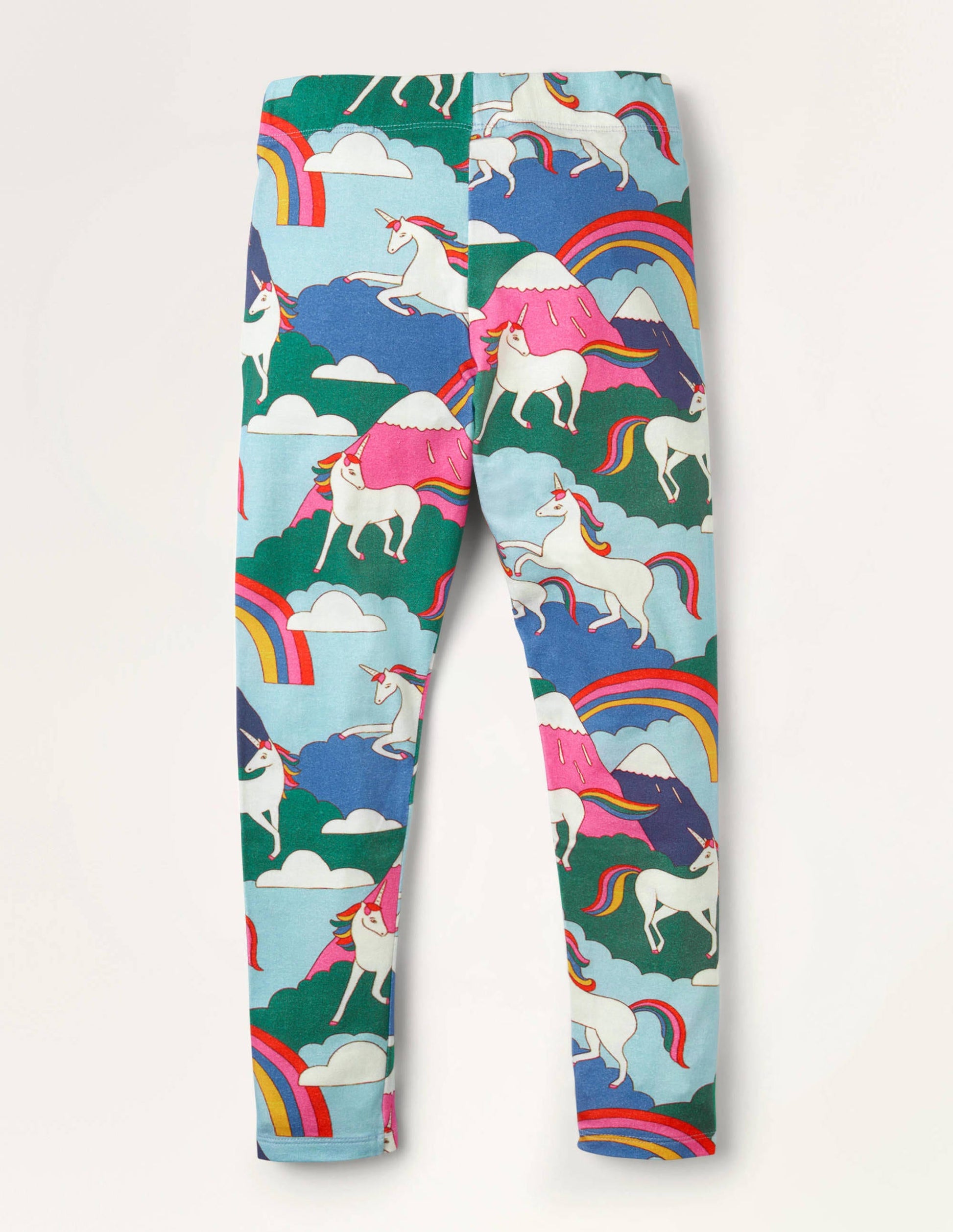 Fun Leggings-Multi Unicorn Mountain-1