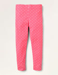 Fun Leggings-Bright Camelia Pink/Ivory Spot