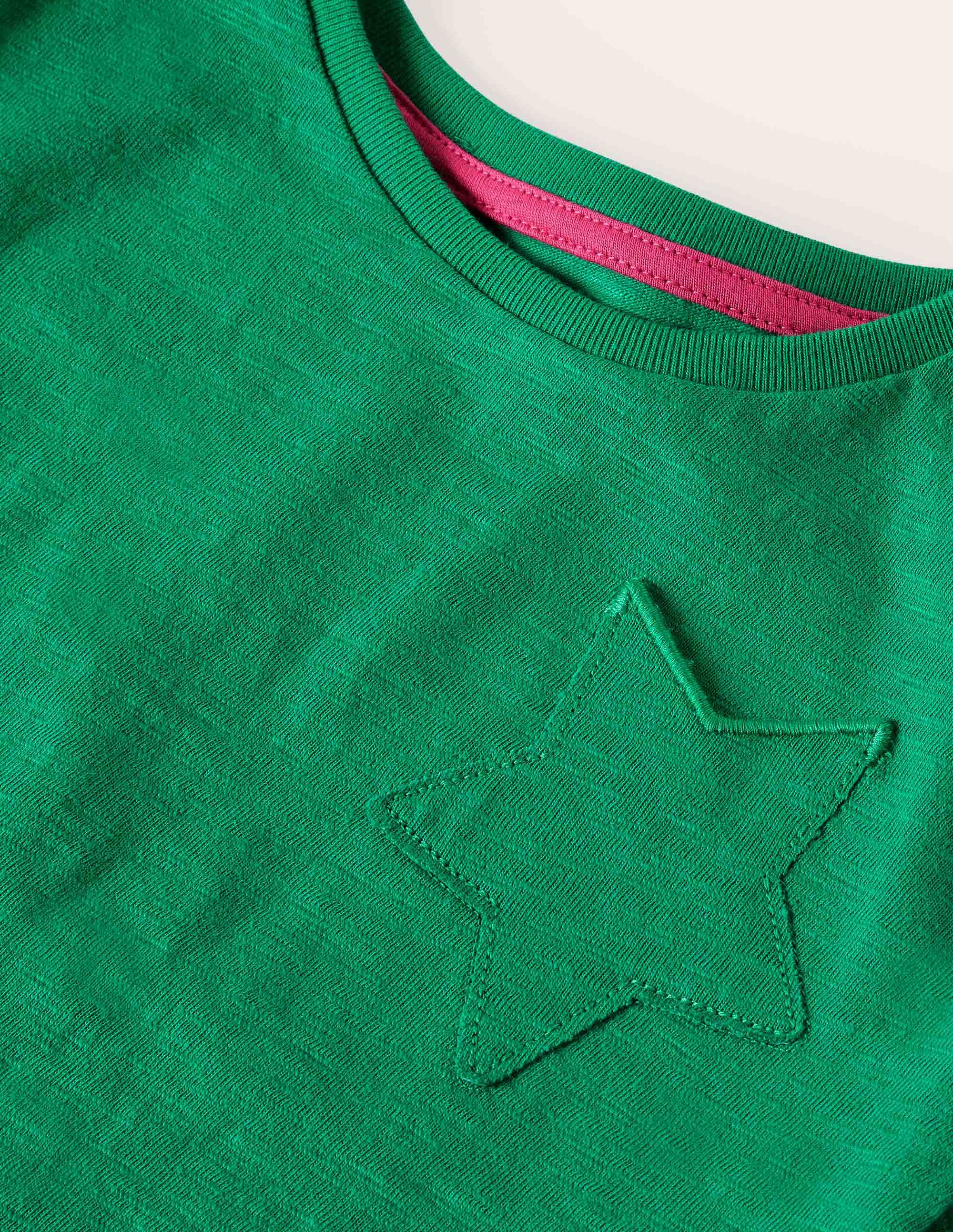 Star Pocket Slub T-shirt-Sapling Green - Image 3