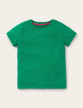 Star Pocket Slub T-shirt-Sapling Green