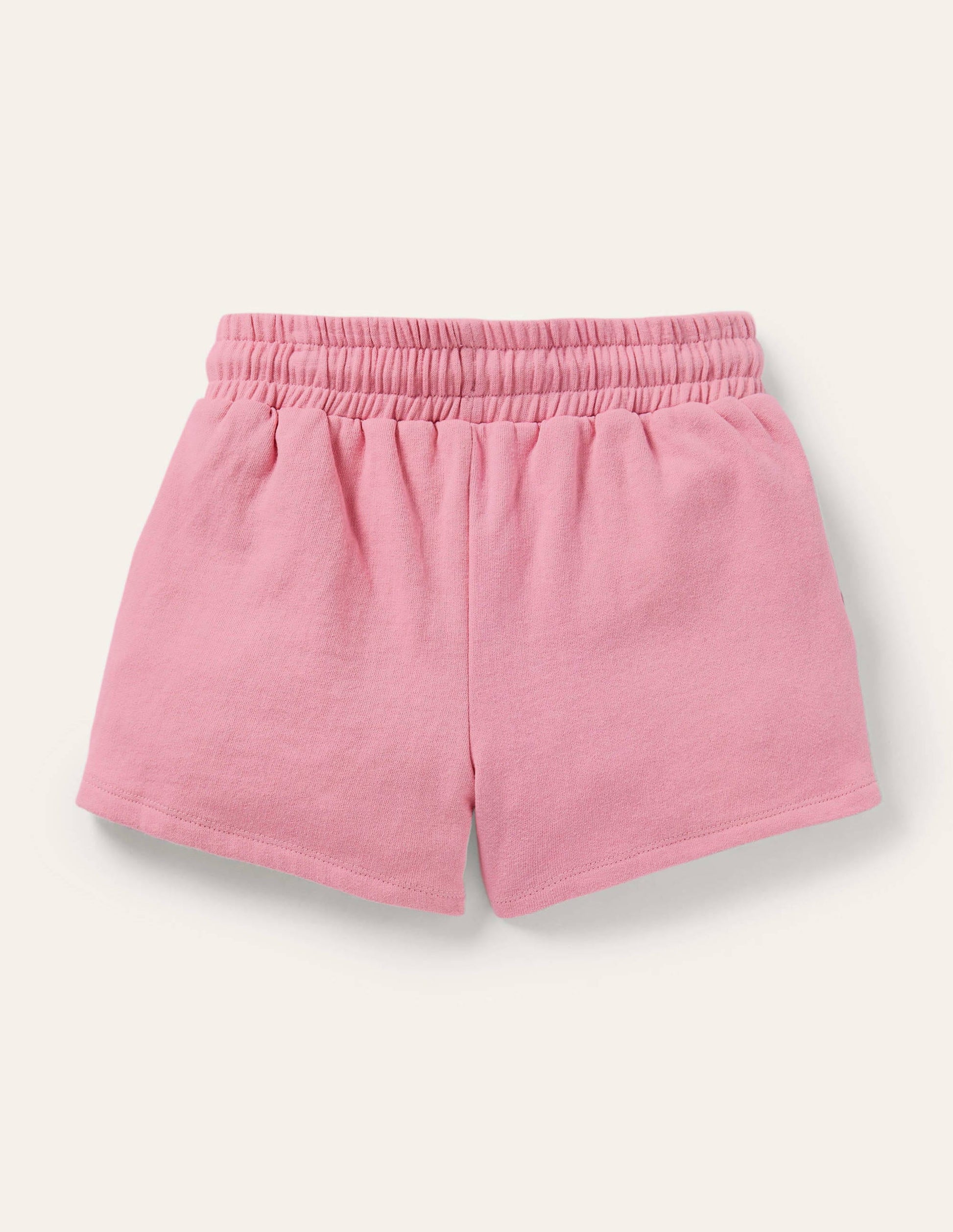 Appliqué Jersey Shorts-Formica Pink Flowers-2