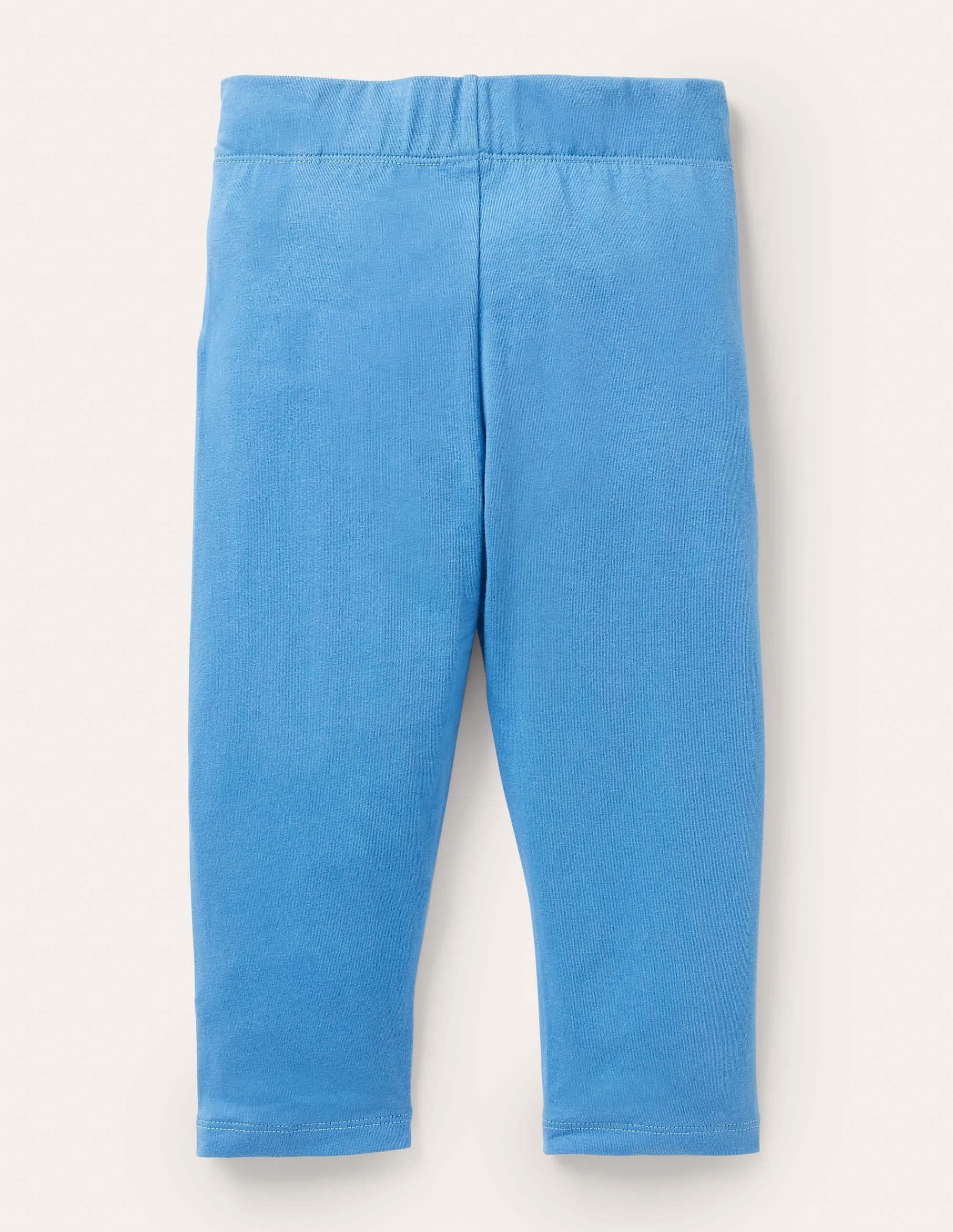 Plain Cropped Leggings-Elizabethan Blue - Image 2