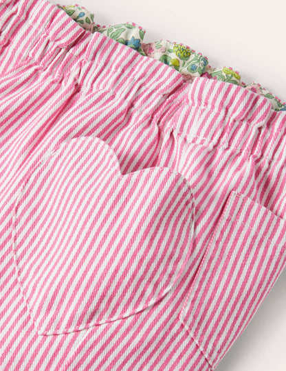 Pull-on Trousers-Festival Pink Ticking Stripe-3
