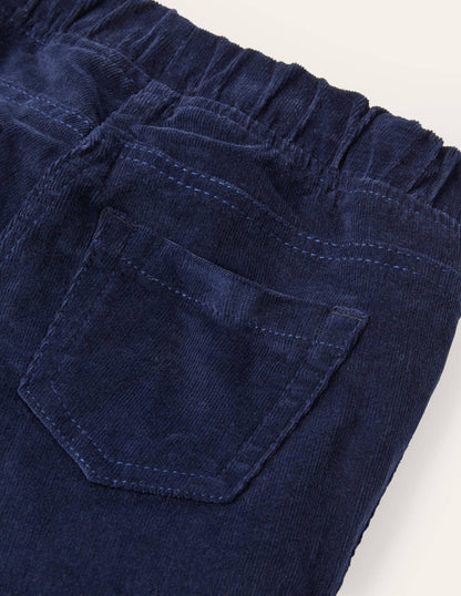 Cord Leggings-School Navy-3