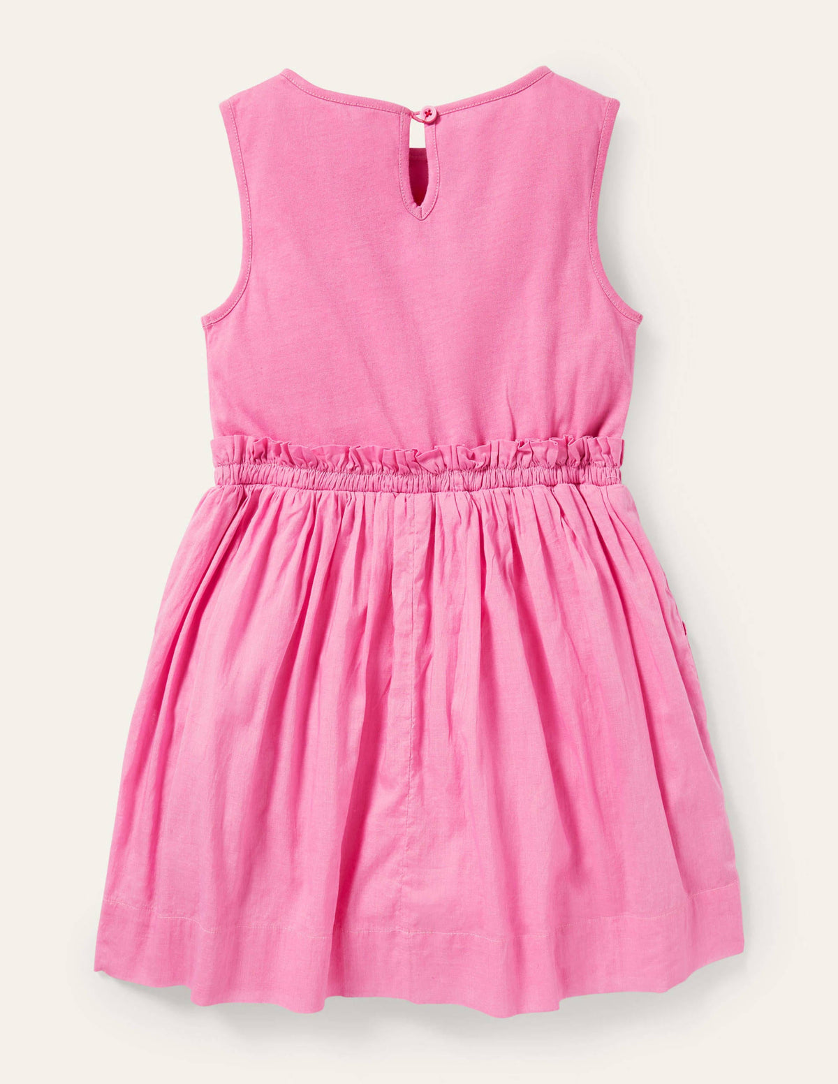 Safari Appliqué Dress-Plum Blossom Pink Elephant-2