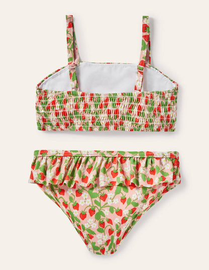 Nostalgic Smocked Bikini-Boto Pink Strawberries-2