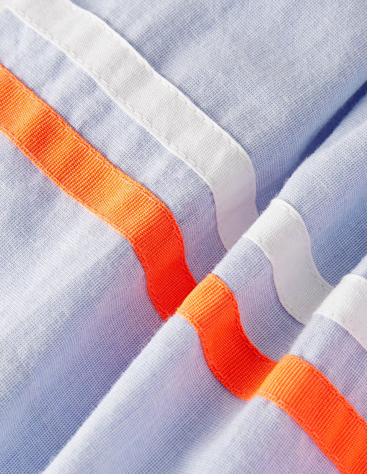 Multi Trim Detail Dress-Chambray - Image 3