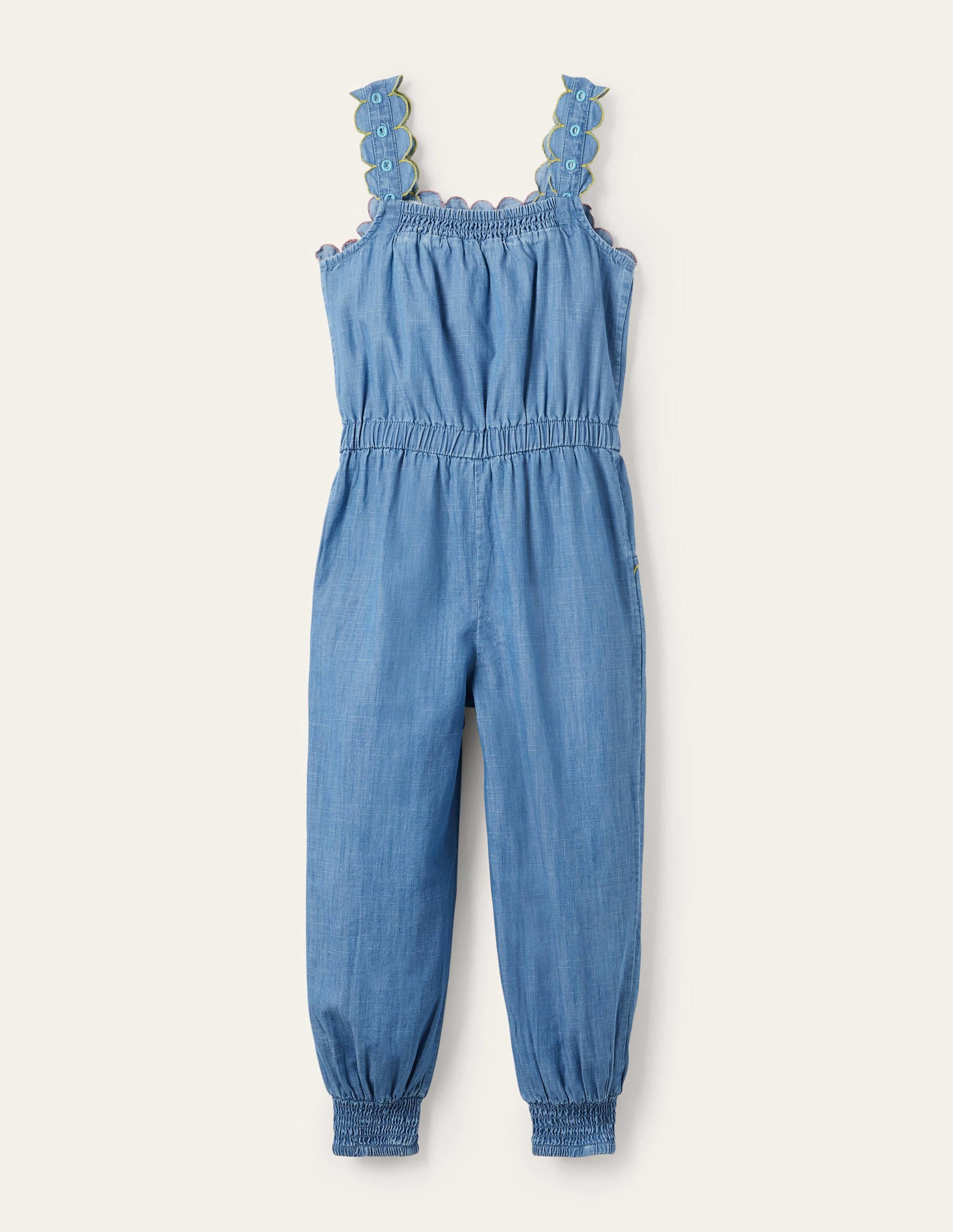 Scalloped Dungaree-Chambray - Image 2
