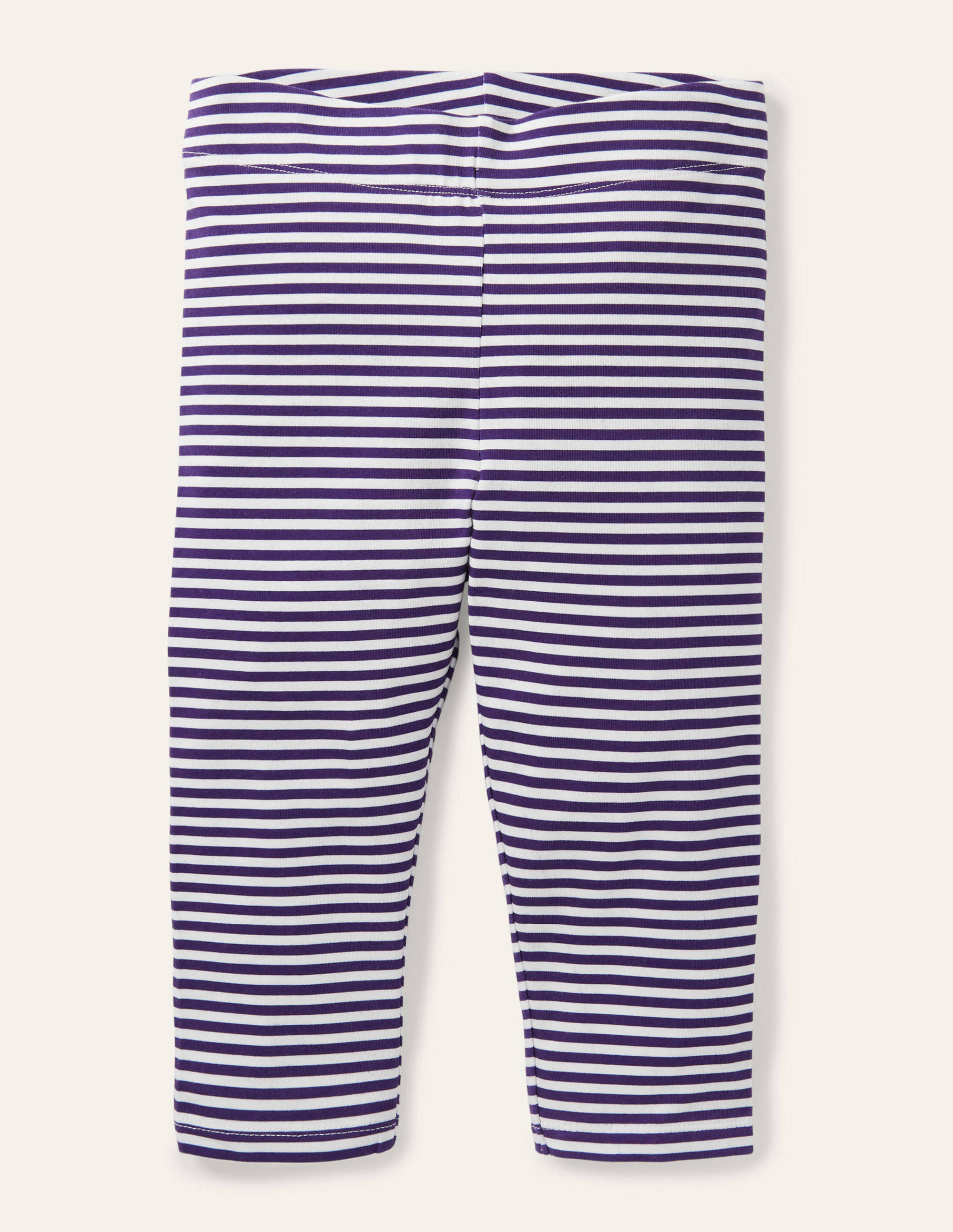 Fun Cropped Leggings-Indigo Navy/ White - Image 1