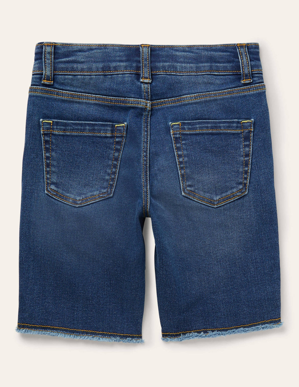 Long Denim Shorts-Mid Vintage-2