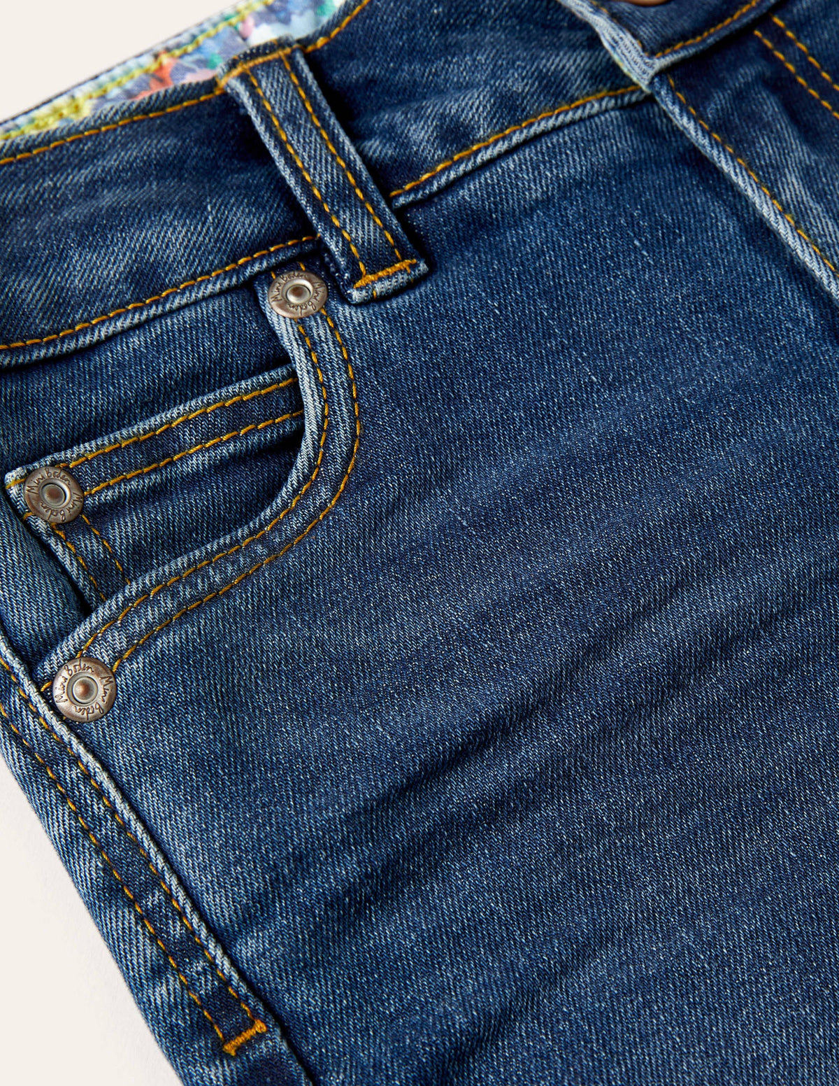Long Denim Shorts-Mid Vintage - Image 3