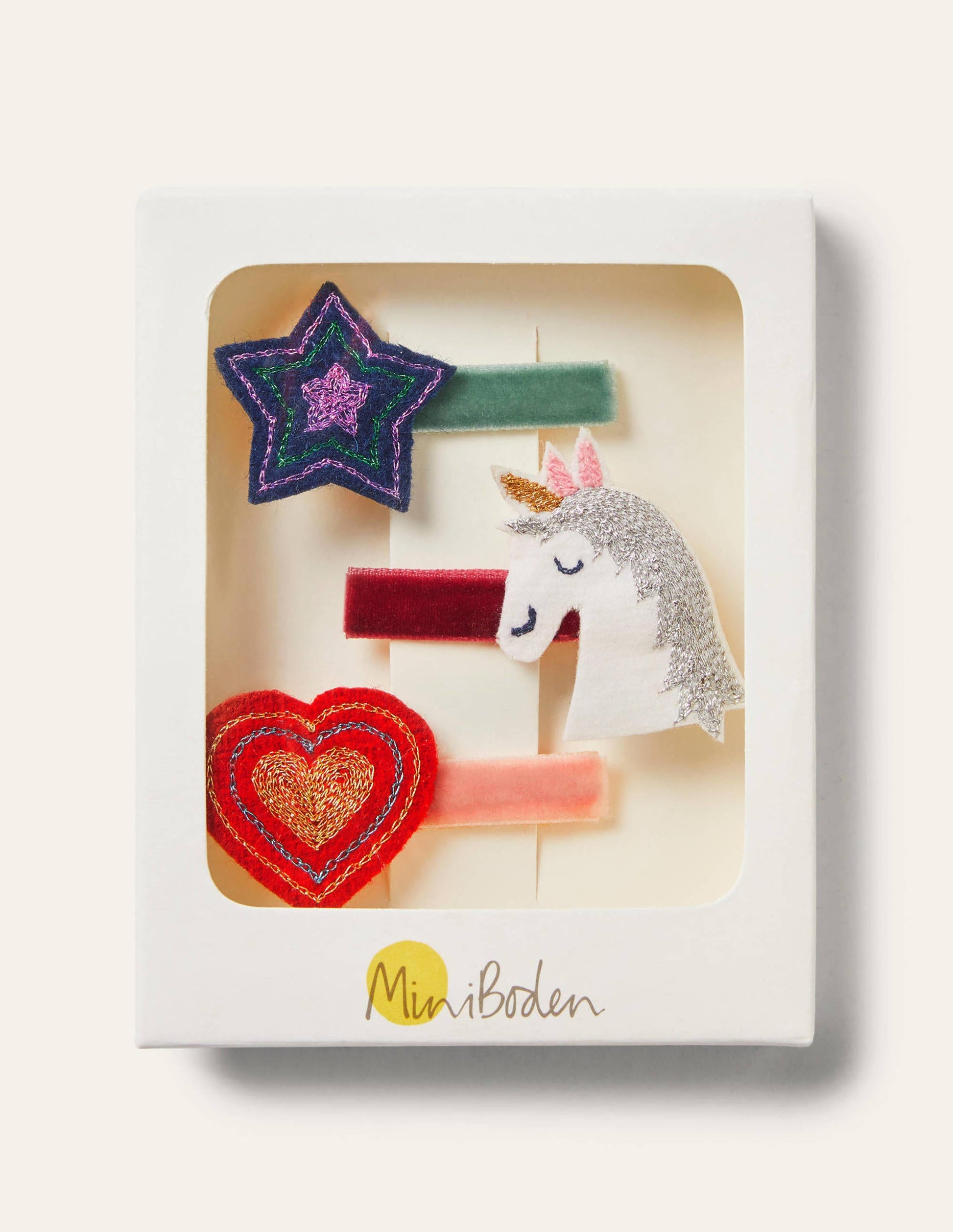 Hair Clips 3 Pack-Multi Unicorn-1