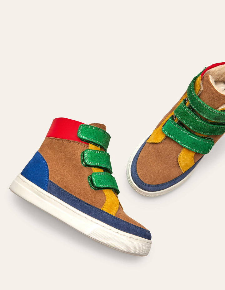 Cosy 3 Strap High Tops-Multi