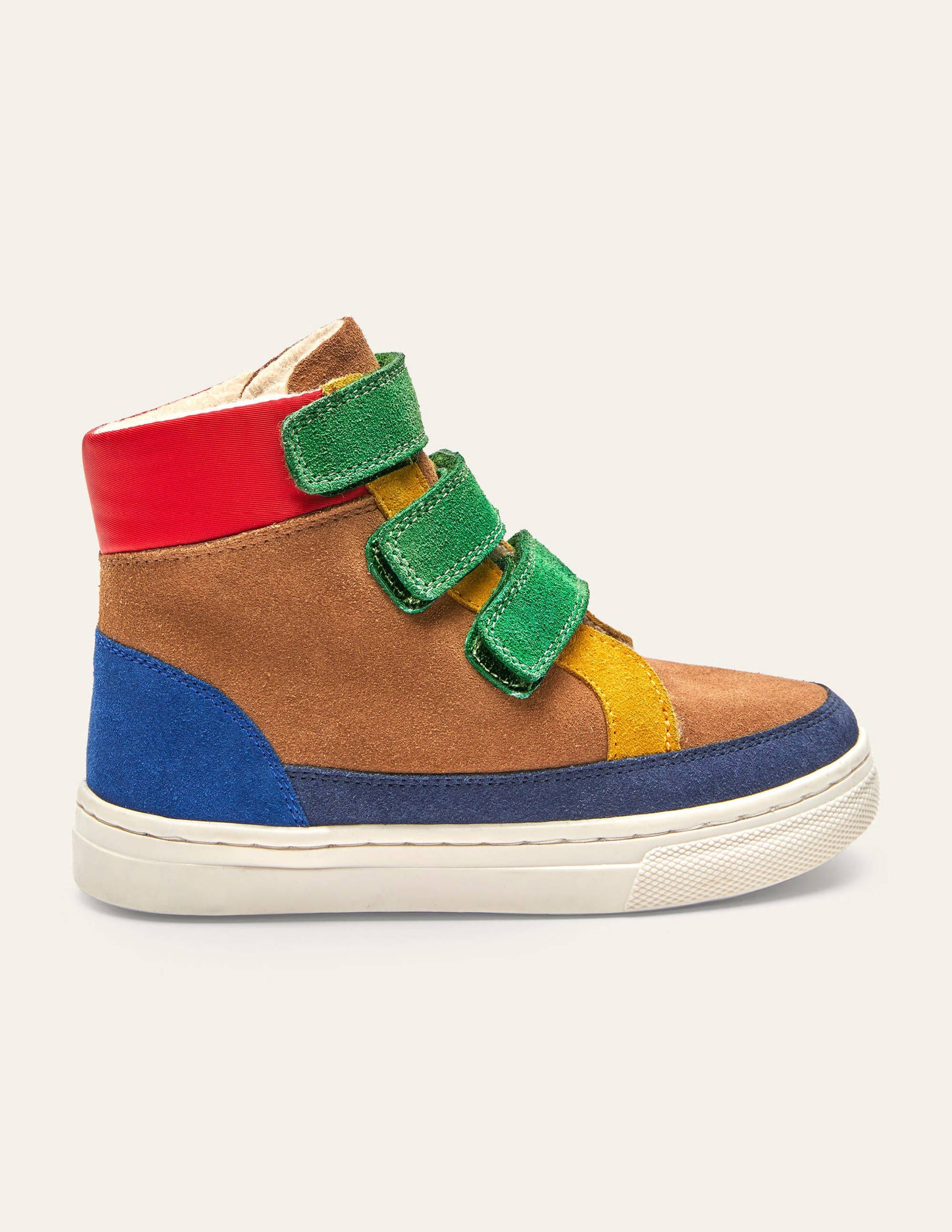 Cosy 3 Strap High Tops-Multi-2