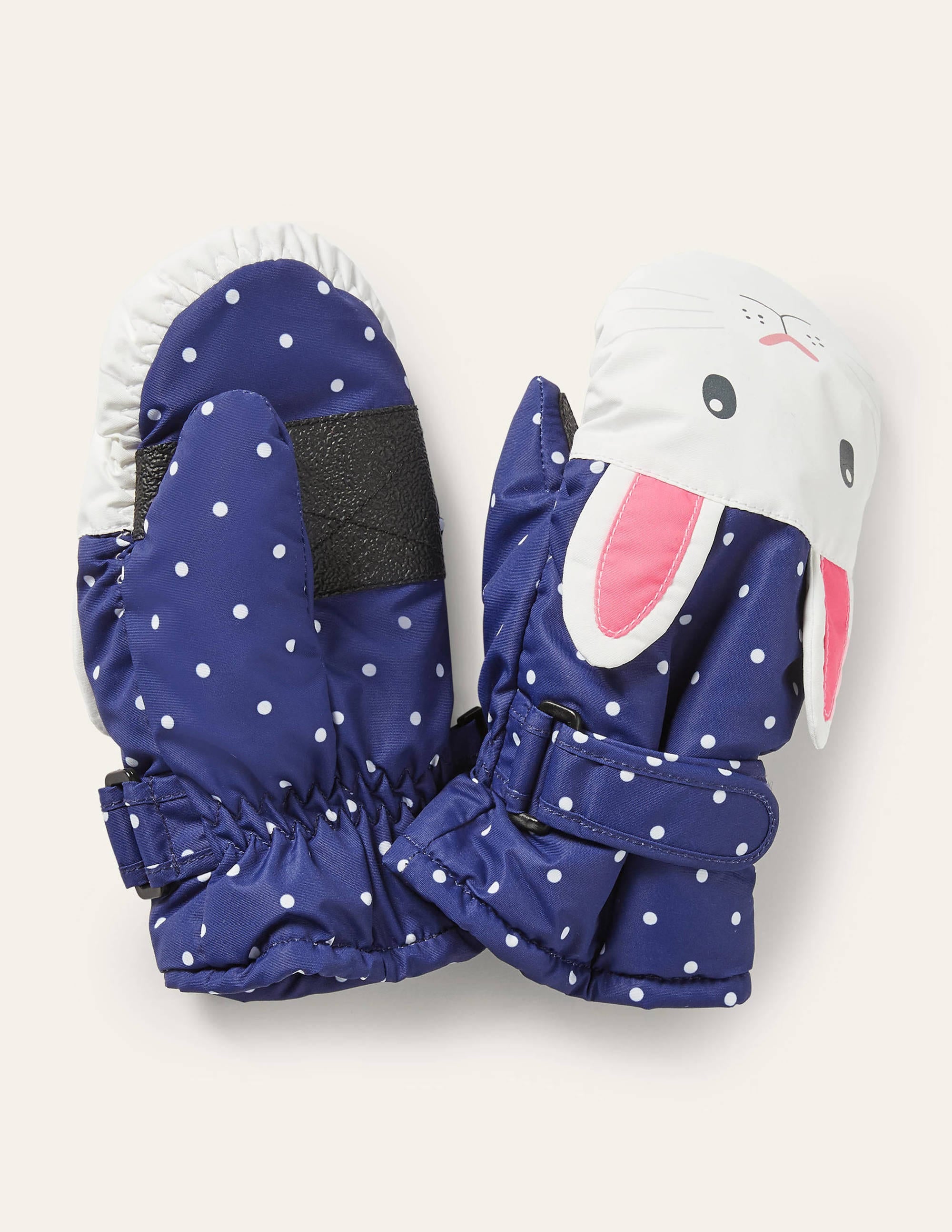 Bunny All Weather Mittens-Starboard/Ivory Spot Bunny - Image 1