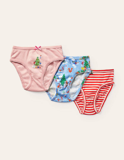 Christmas Pants 3 Pack-Woodland Christmas-1