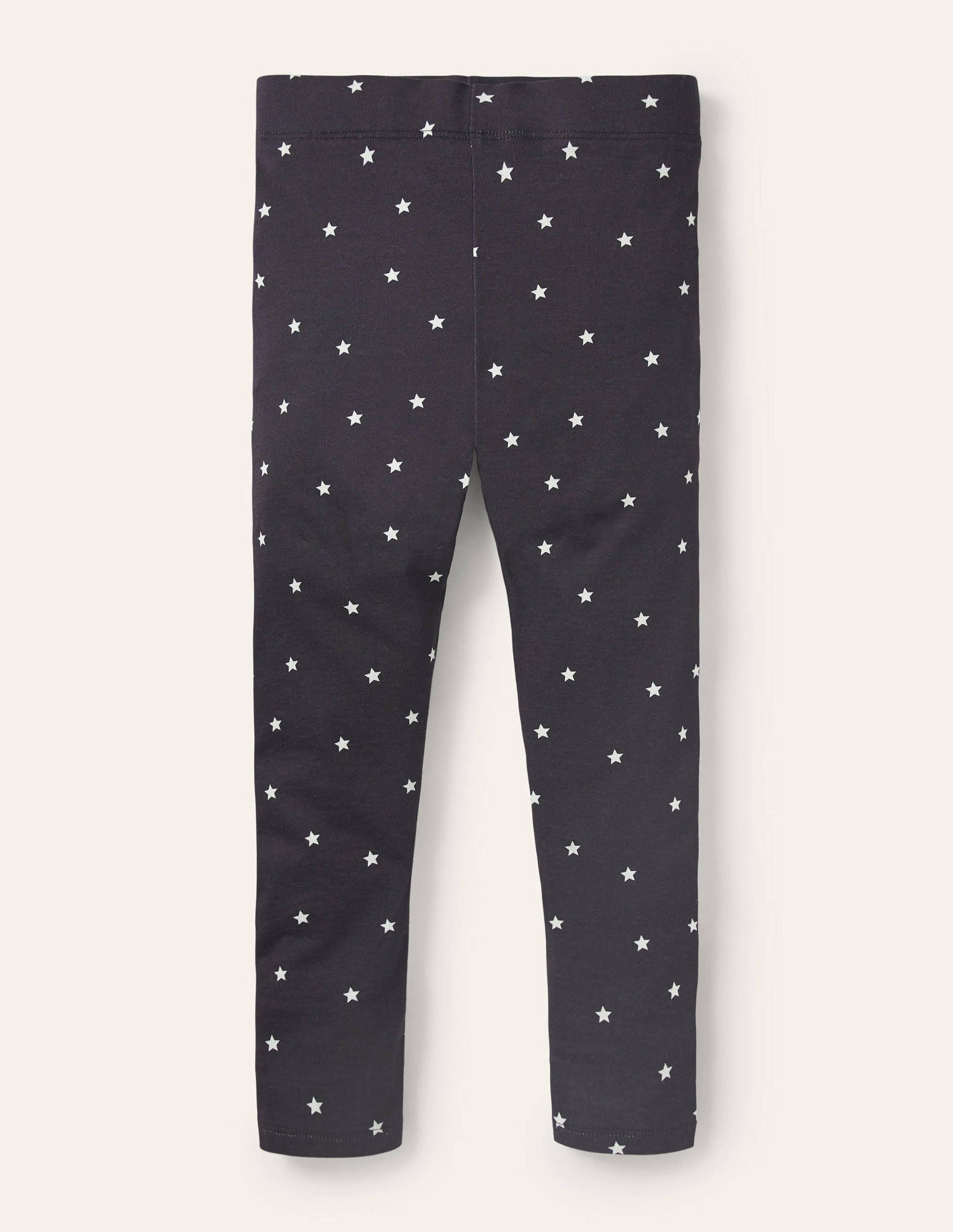 Fun Cosy Leggings-Starboard Blue Ivory Stars-1