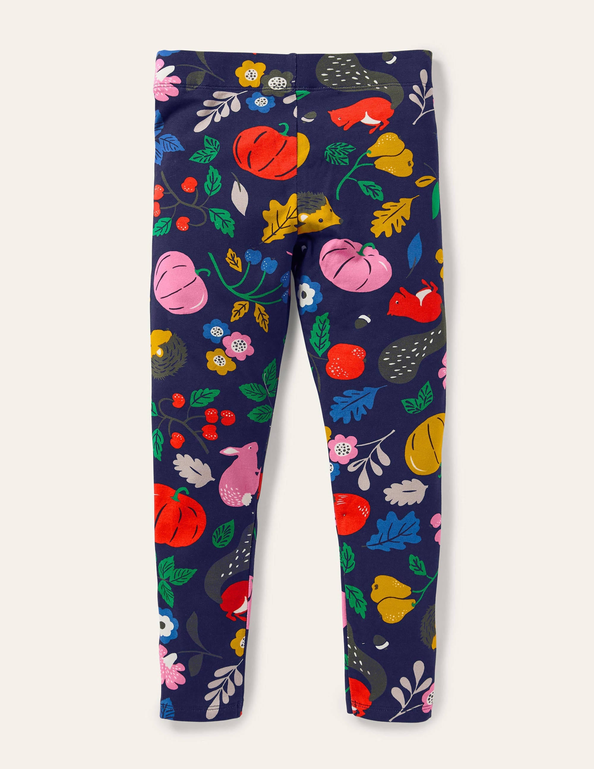 Fun Cosy Leggings-Starboard Blue Forest Friends - Image 2