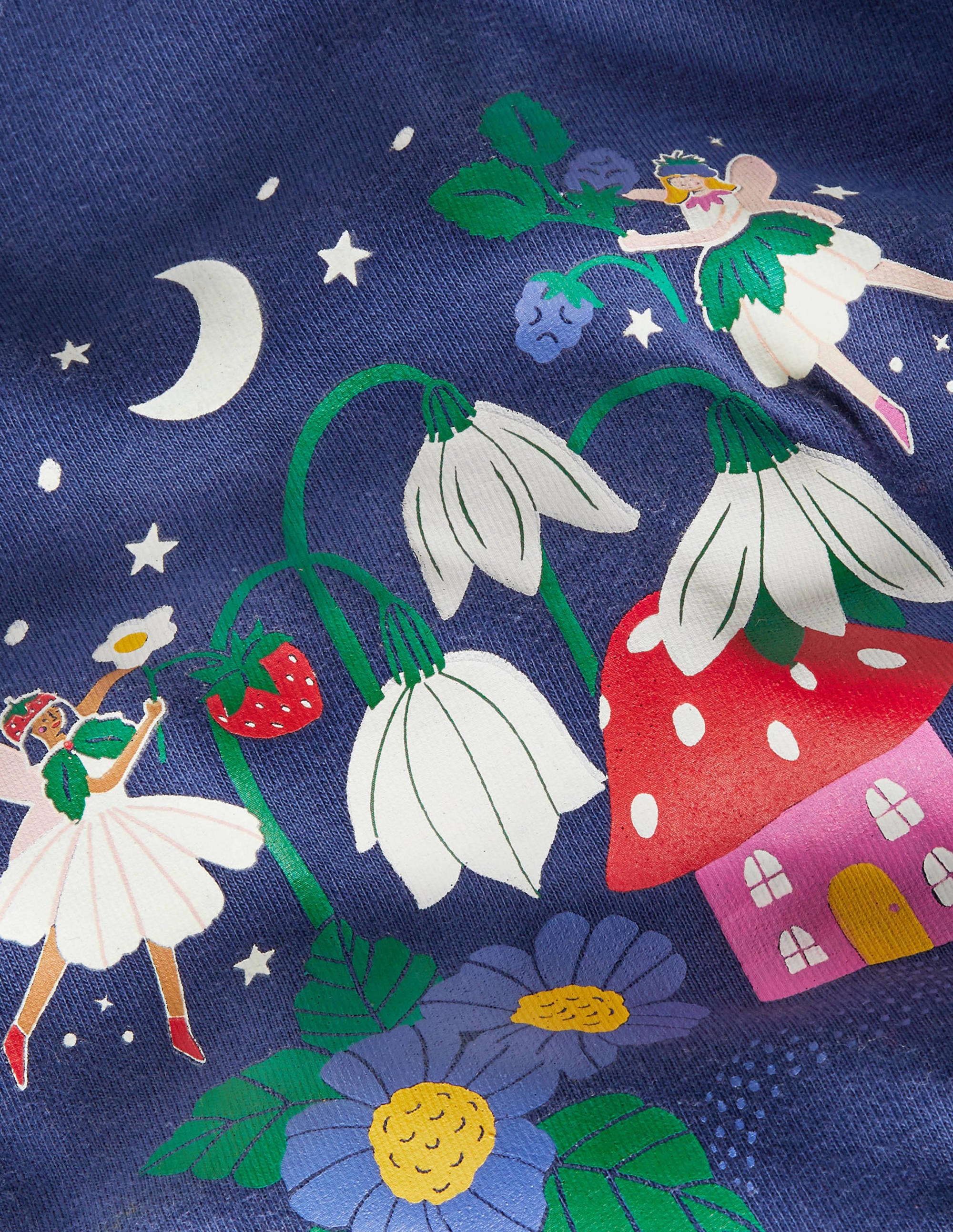 Snug Glow-In-The-Dark Pyjamas-Starboard Blue Forest Fairies - Image 3