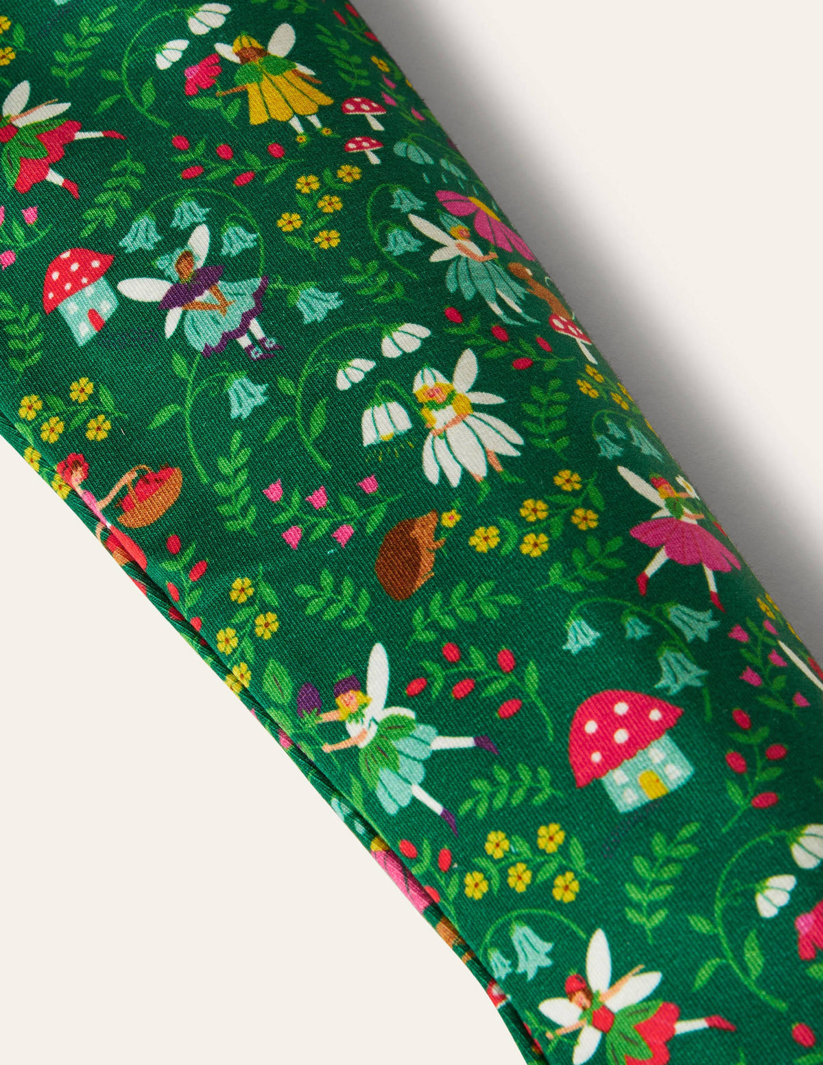 Fun Leggings-Forest Green Fairy Garden - Image 3