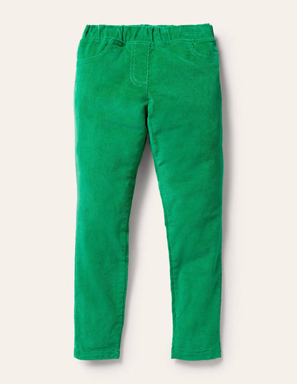 Cord Leggings-Highland Green-1