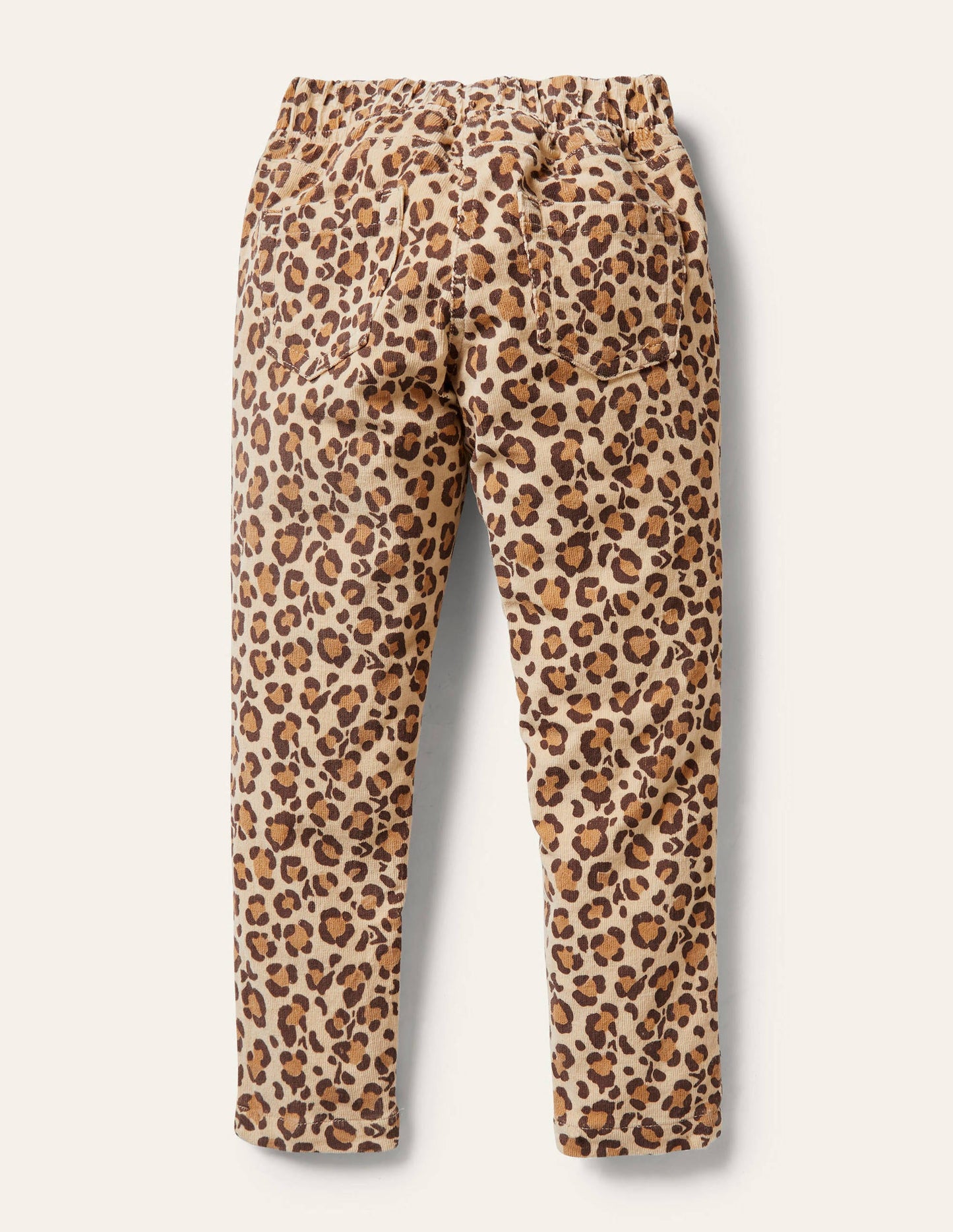 Cord Leggings-Leopard Print
