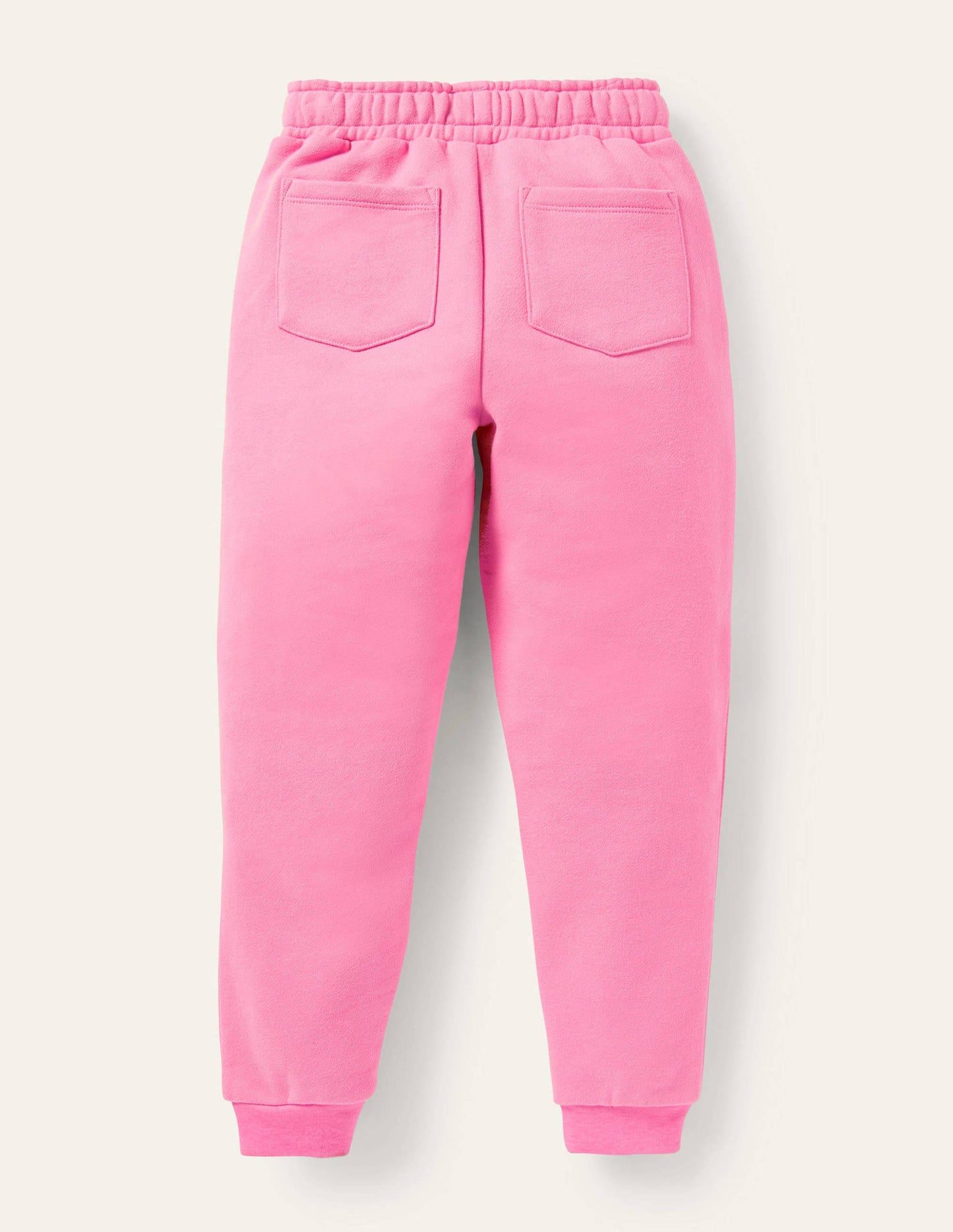 Cosy Appliqué Joggers-Bright Petal Pink Animals